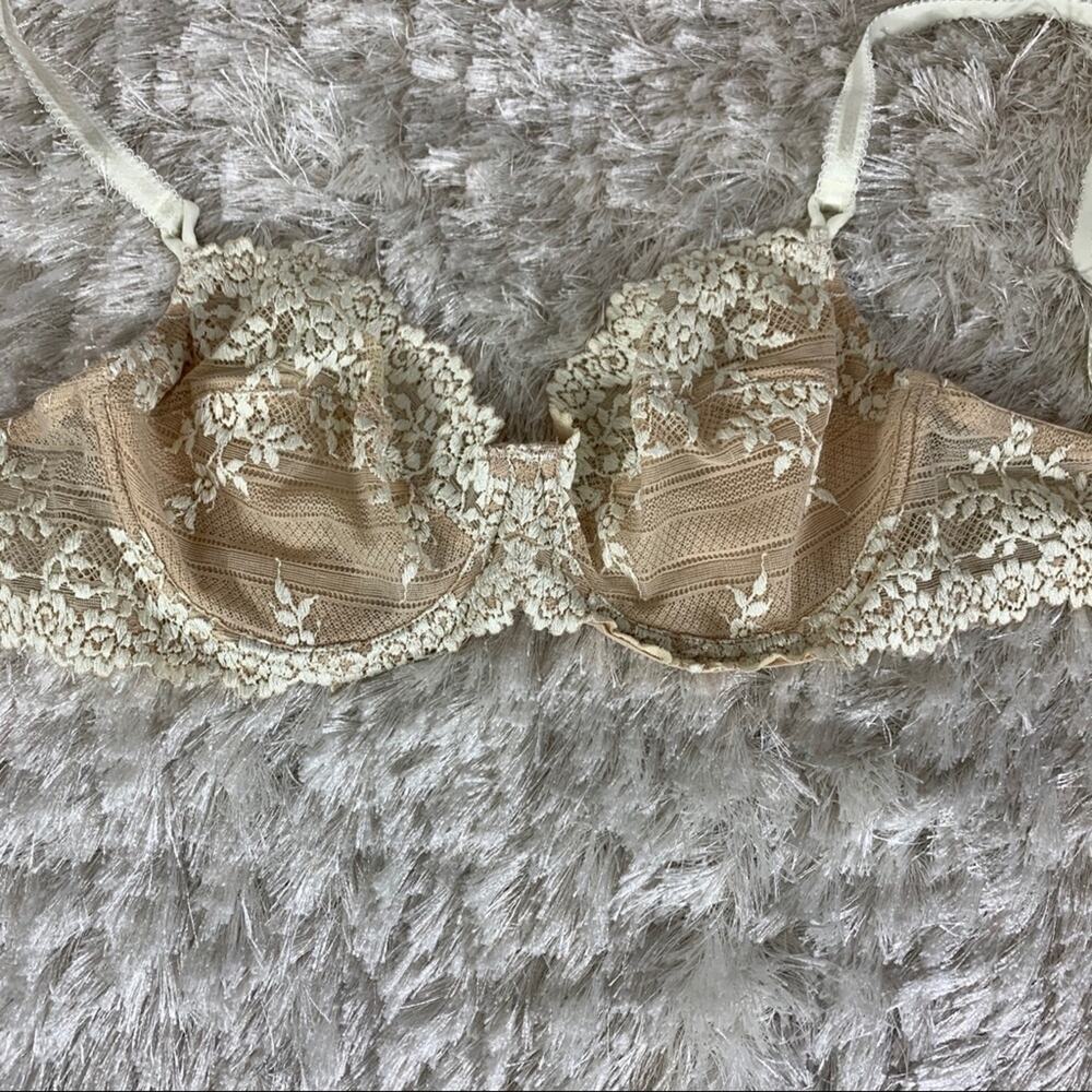 Wacoal Sand 65191 Lace Sheer Cup Underwire 32D